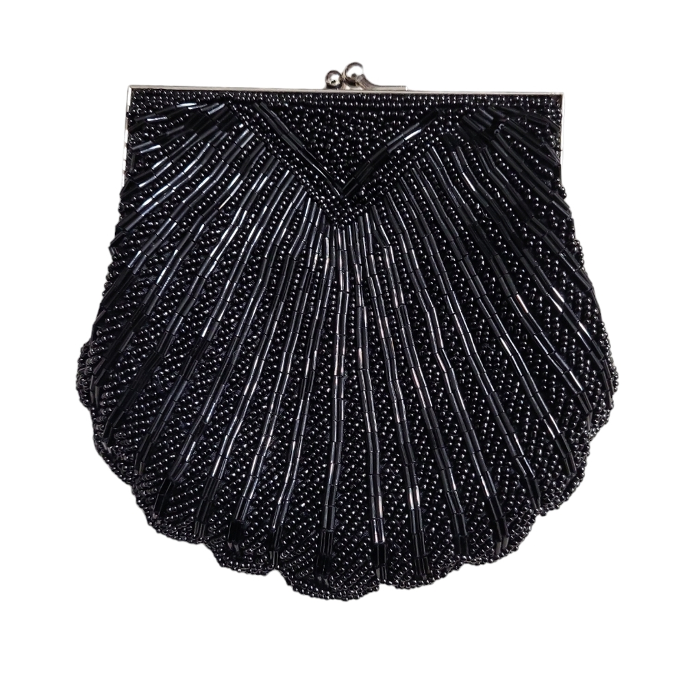 EUC Vintage Valerie Stevens Women's 1950s beaded evening clutch handbag crossbod